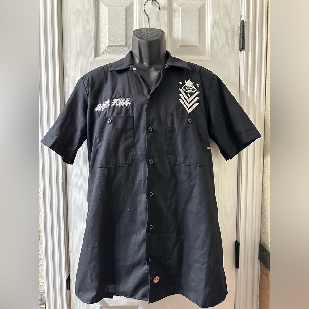 RARE OVERKILL White Devil Armory Dickie’s Work Shirt